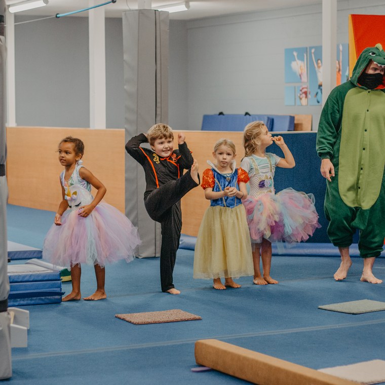 Halloween week costumes on the beam